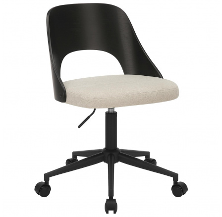 Kancelářská židle Lucy černá/béžová Apia 453