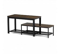 Botník, mdf, hnědá, ABO-W2124 OLW