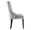 Židle velvet šedá K9-FX