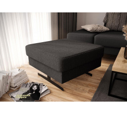 Taburet  EMPORIO 70 x 70 cm - tmavě šedá