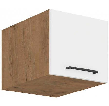 Horní skřínka VEGAS - 40 NAGU-36 1F, Dub Lancelot / Bílý lesk Horní skřínka VEGAS - 40 NAGU-36 1F, Dub Lancelot / Bílý lesk