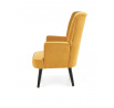 Křeslo DELGADO, hořčicové