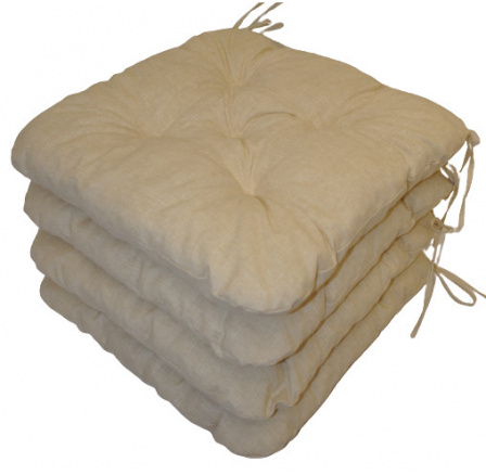 Sedák UNI Maxi barva béžový melír - set 4 kusy Sedák UNI Maxi barva béžový melír - set 4 kusy