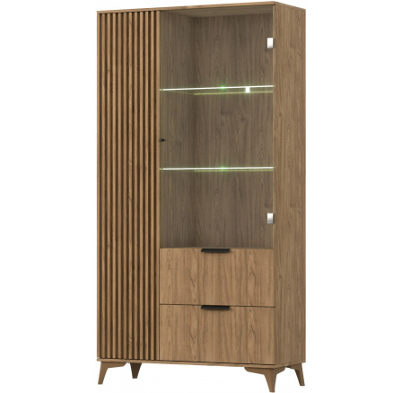 Vitrína ENTSIAN 100, Dub Artisan Vitrína ENTSIAN 100, Dub Artisan