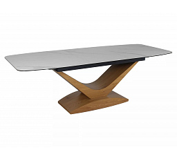 Jídelní stůl DOLCE, Dub/ Bílý MAT