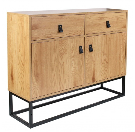 Komoda Abbott dub/černá Komoda Abbott dub/černá