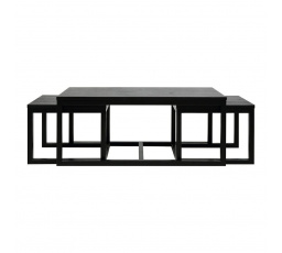 Sada stolků Cornus černá