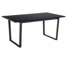 Stůl Amble 160x90 cm černý mramorový