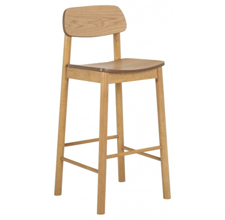 Barová stolička Barlow přírodní dub