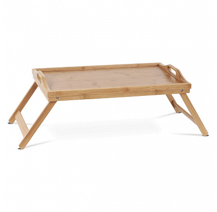 Podnos na nožičkách - bambusový, barva přírodní