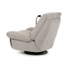 Polohovací křeslo, elektrické zabudované ovládání, béžová, látka, TV-7081 LAN2