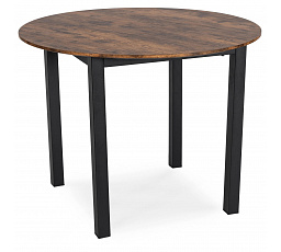 Stůl TEO 100 cm Dub Rustikální/Černý