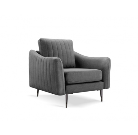 Křeslo CORI Tmavě šedé, Cloud 97