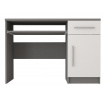 Psací stůl OMEGA II - 08, Šedá/Bílá
