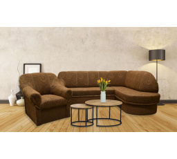 Rohová sedací souprava + křeslo Sandra P Rosita 132