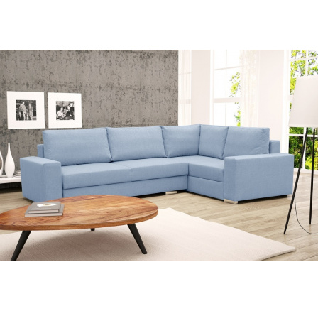 Rohová sedací souprava Toro P světle modrá Rohová sedací souprava Toro P světle modrá