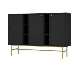 Komoda Tomila 823/3 černý grafit