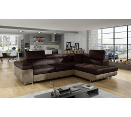 Rohová sedací souprava ANTON, Monolit 29/Monolit 09 Pravá