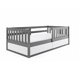 Dětská postel SMART bez matrace, Grafit