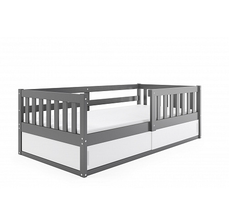 Dětská postel SMART bez matrace, Grafit