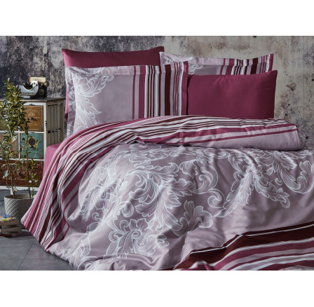 Saténový povlak na polštář Sonet bordo 30x40