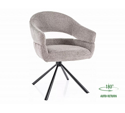 Jídelní židle BORGO RAVEN, Šedá 07/Černá