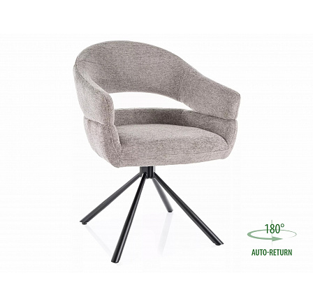 Jídelní židle BORGO RAVEN, Šedá 07/Černá Jídelní židle BORGO RAVEN, Šedá 07/Černá