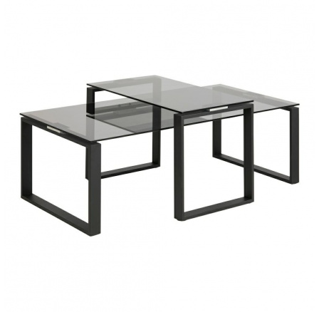 Sada 2 konferenčních stolků Katrine kouřové