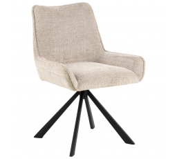 Otočné křeslo Eddie béžové Juto 4