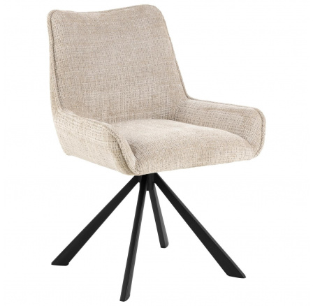 Otočné křeslo Eddie béžové Juto 4 Otočné křeslo Eddie béžové Juto 4