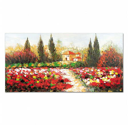 Obraz - krajina, ruční olejomalba na plátně