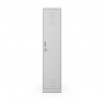 Kovová šatní skříň KACPER 1 Plus, Šedá