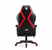 Herní kancelářské křeslo X Horn 2.0 Normální velikost, černo-červené