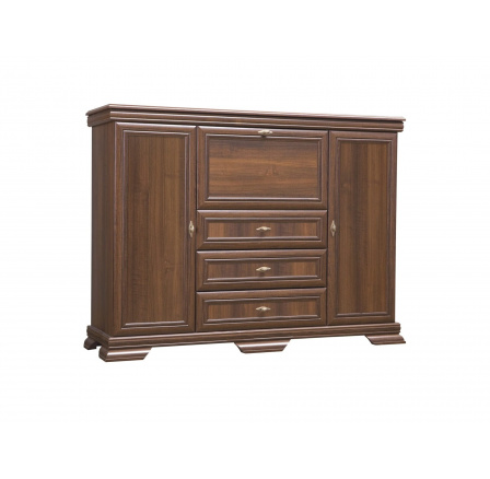 Komoda KORA KK6-P Plná dvířka, Samoa King