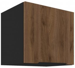 Horní skřínka MONZA - 40 GU-36 1F, Černá mat/Ořech