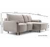 Rohová sedací souprava TINI, Gerra 15, Pravá