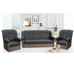 Sedací souprava Panda 3F+1+1 Sawana 05/21 šedá