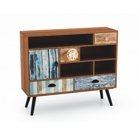 Komoda MEZO KM3, vícebarevná