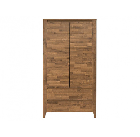 Skříň SAWIRA SZF2D2S dub butcherblock (BIO lak) Skříň SAWIRA SZF2D2S dub butcherblock (BIO lak)