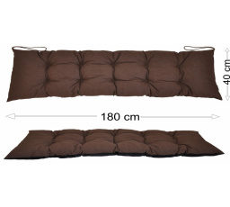Podsedák 180x40 hnědý melír
