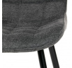 Jídelní židle, šedá, látka, HC-462 GREY2