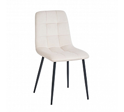 Sametová židle béžová K11-FX