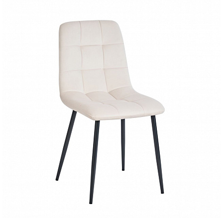 Sametová židle béžová K11-FX