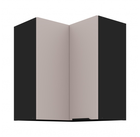 Horní skřínka ARONA - 60x60 GN-72 2F (90°), Černá mat/Kašmír Horní skřínka ARONA - 60x60 GN-72 2F (90°), Černá mat/Kašmír