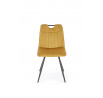 Jídelní židle K521, hořčicová
