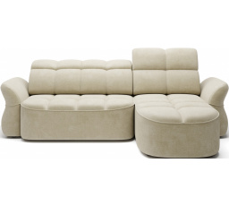 Rohová sedací souprava s elektrickým rozkládáním BENETH - Pravá, Monolith 04