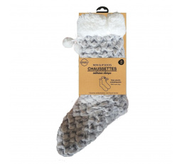 Pantofle/bačkory s bambulemi velikost 36-41 šedé