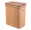 Koš prádelní - bambusový, s víkem, barva přírodní