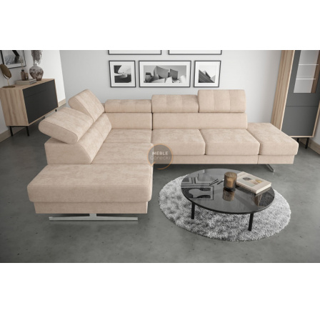 Rohová sedací souprava EMPORIO 225X300 - levá, béžová