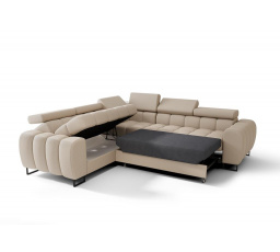 Rohová sedací souprava ASPEN MAX 260x260 cm přírodní kůže - levá, přírodní kůže - volitelná barva
